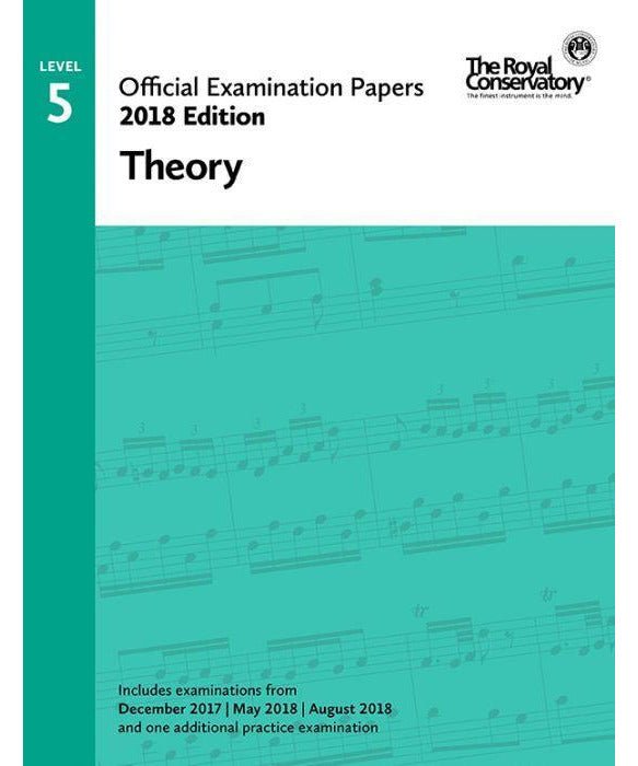 RCM Official Exam Papers: Level 5 Theory 2018 - Remenyi House of Music