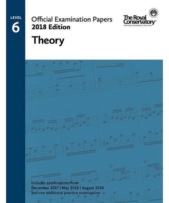 RCM Official Exam Papers: Level 6 Theory 2018 - Remenyi House of Music