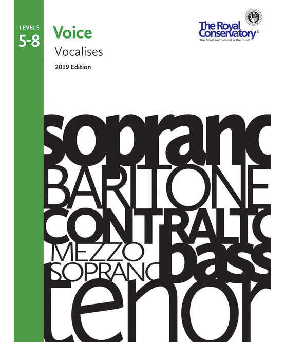 RCM - Voice Vocalises Levels 5 - 8, 2019 - Remenyi House of Music