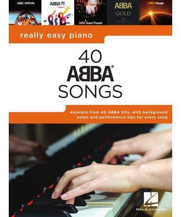 Really Easy Piano: 40 ABBA Songs - Remenyi House of Music