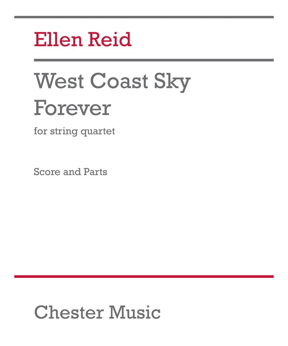 Reid, E. - West Coast Sky Forever - Remenyi House of Music