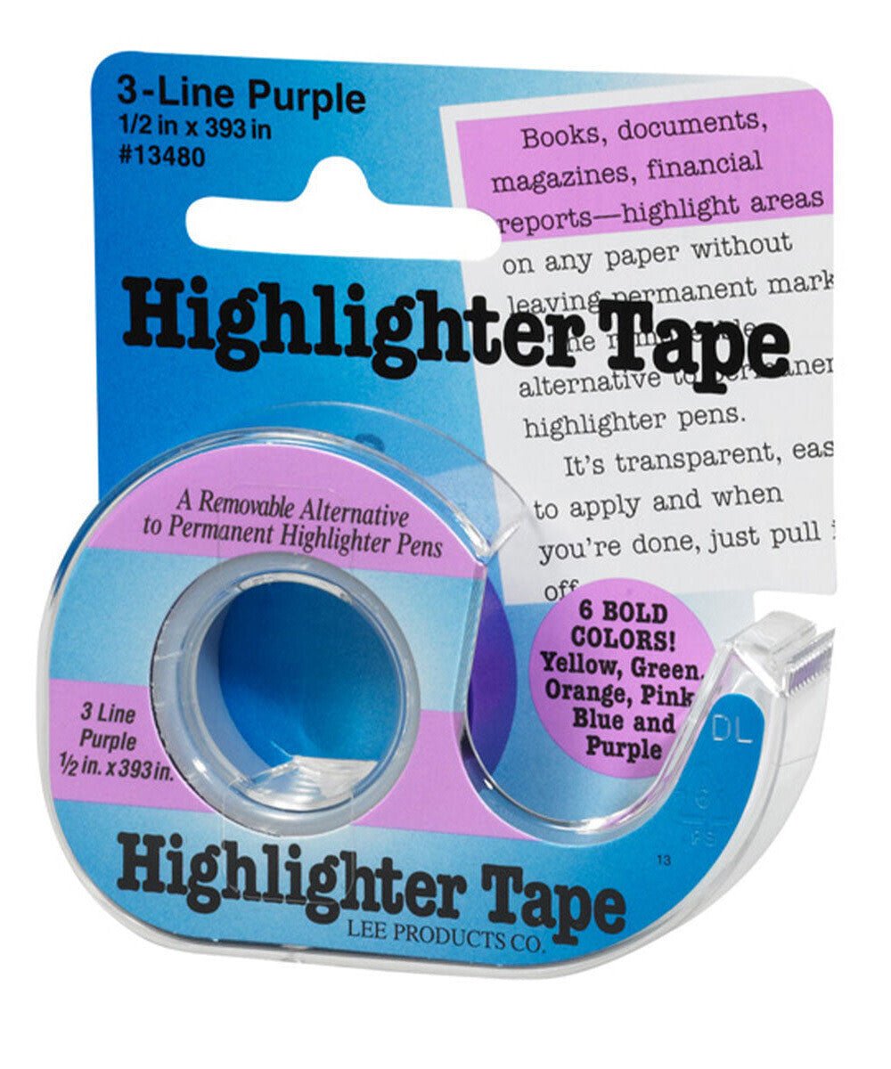 Removable Highlighter Tape - Purple - Remenyi House of Music