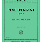 Rêve d'enfant, Op. 14, for Viola and Piano - Remenyi House of Music