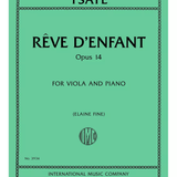 Rêve d'enfant, Op. 14, for Viola and Piano - Remenyi House of Music