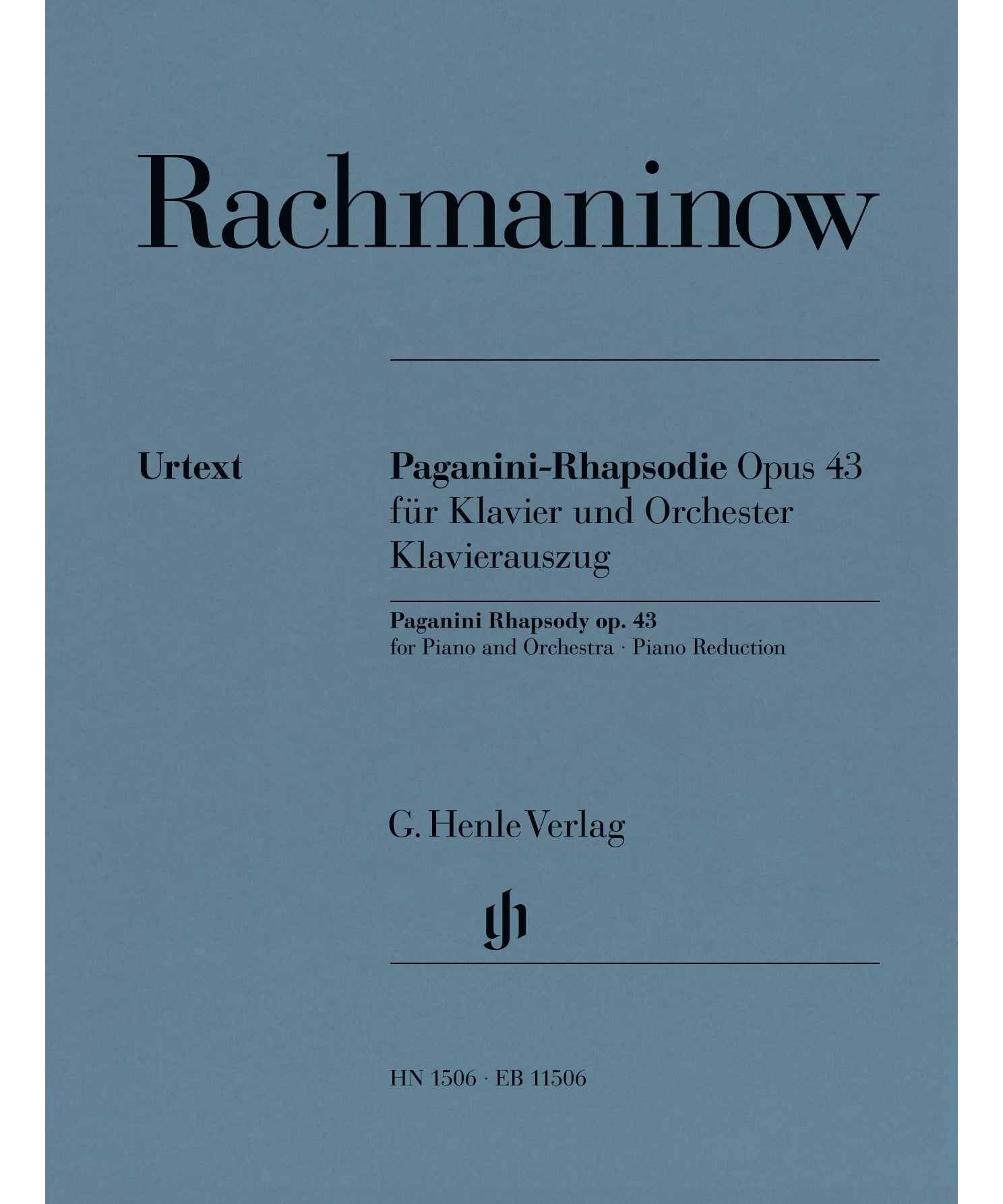Rhapsody on a Theme of Paganini, Op. 43 - Remenyi House of Music