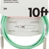 Fender Original Series Instrument Cable, 10', Surf Green