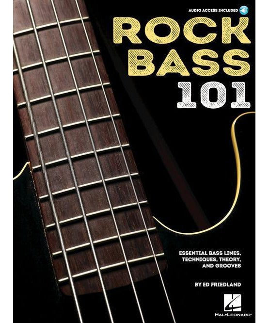 Rock Bass 101: Essential Bass Lines, Techniques, Theory and Grooves - Remenyi House of Music