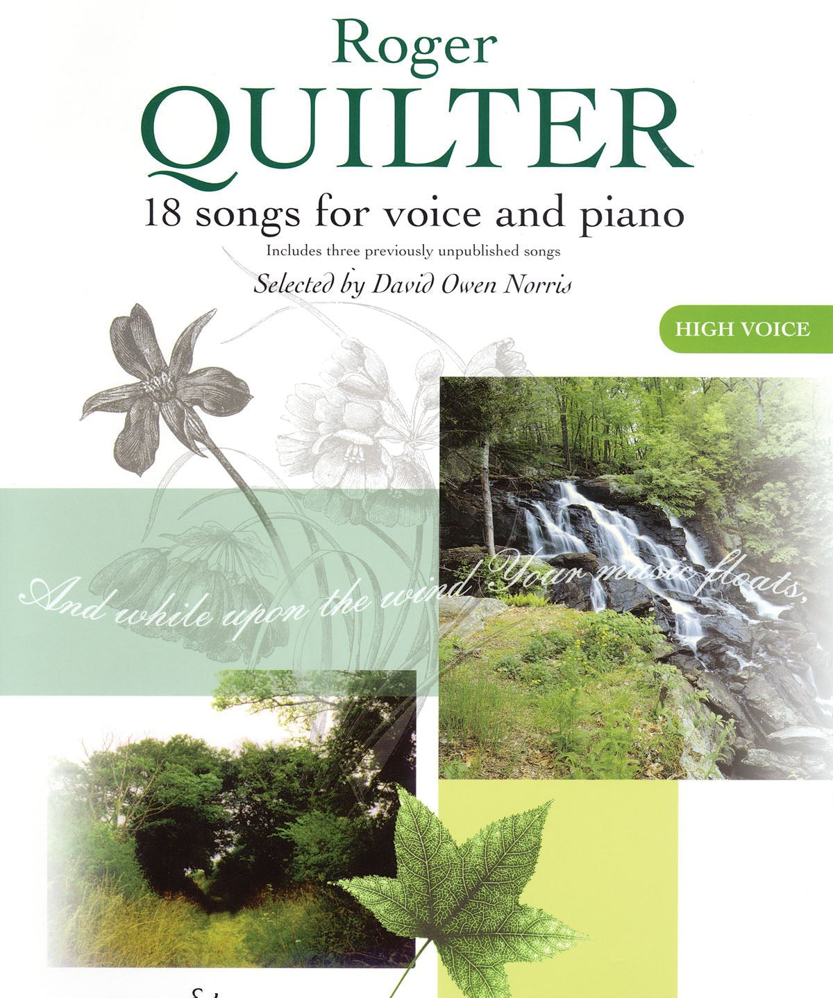 Roger Quilter - 18 Songs for Voice and Piano - Remenyi House of Music