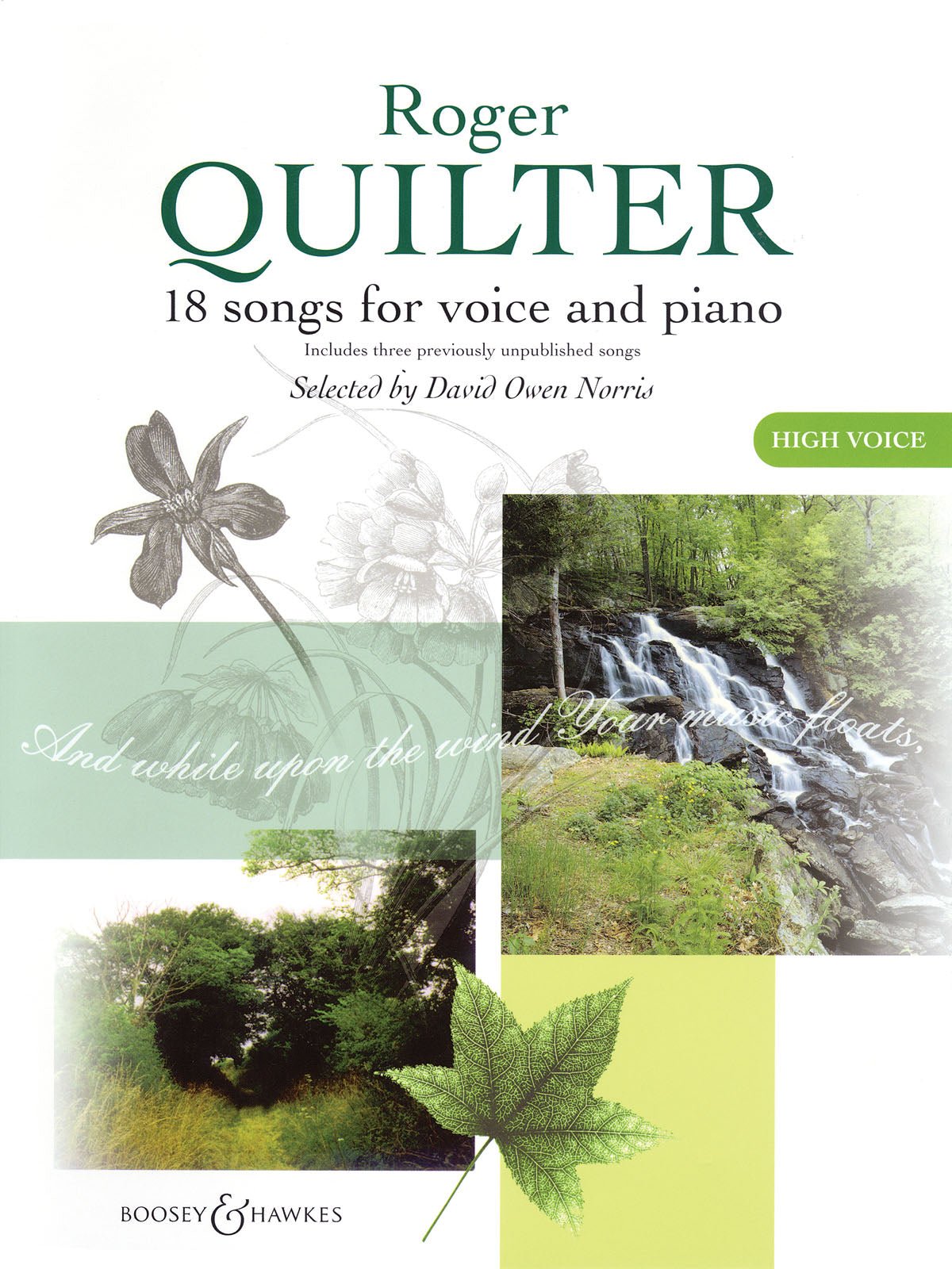 Roger Quilter - 18 Songs for Voice and Piano - Remenyi House of Music