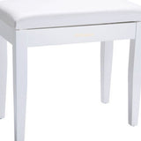 Roland RPB - 100WH Piano Bench with Storage Compartment - White - Remenyi House of Music