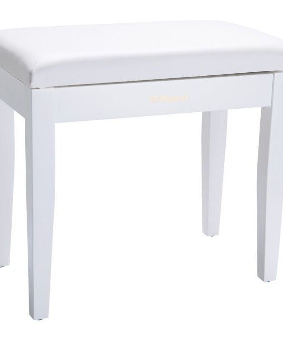 Roland RPB - 100WH Piano Bench with Storage Compartment - White - Remenyi House of Music