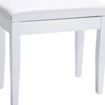 Roland RPB - 100WH Piano Bench with Storage Compartment - White - Remenyi House of Music