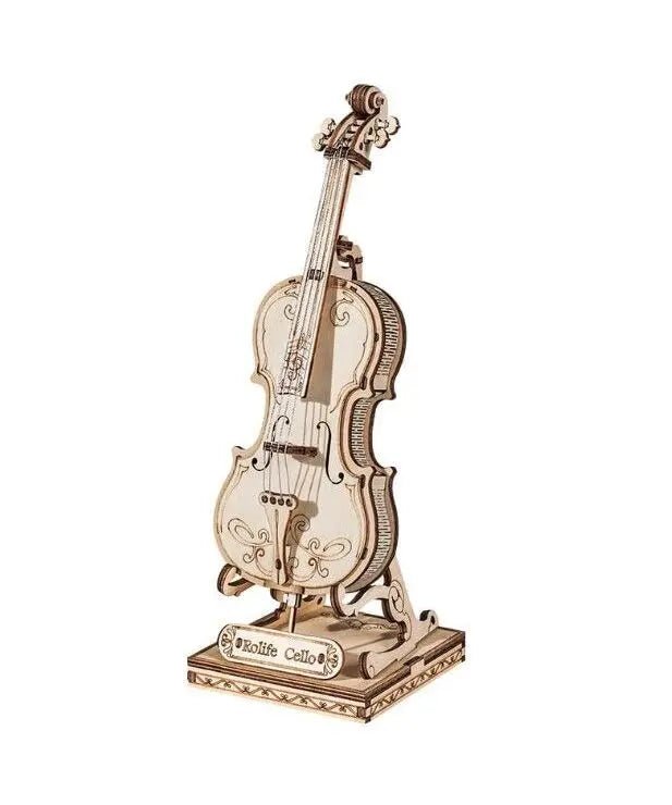 Rolife Cello Wooden Model Kit - Remenyi House of Music