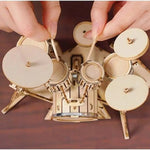 Rolife Drum Kit Wooden Model Kit - Remenyi House of Music