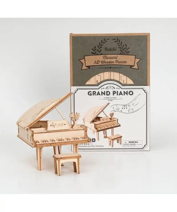 Rolife Grand Piano Wooden Model Kit - Remenyi House of Music