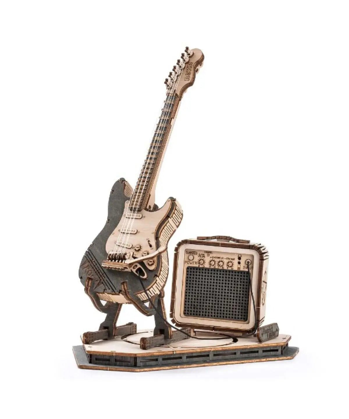 Rolife ROKR Electric Guitar Wooden Model Kit - Remenyi House of Music