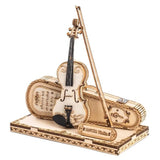 Rolife ROKR Violin Capriccio Wooden Model Kit - Remenyi House of Music