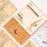 Rolife Saxophone Wooden Model Kit - Remenyi House of Music