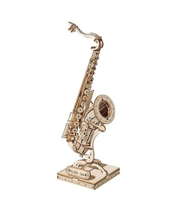 Rolife Saxophone Wooden Model Kit - Remenyi House of Music