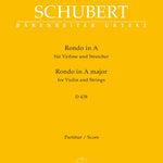 Rondo for Violin and Strings in A major D 438 - Remenyi House of Music