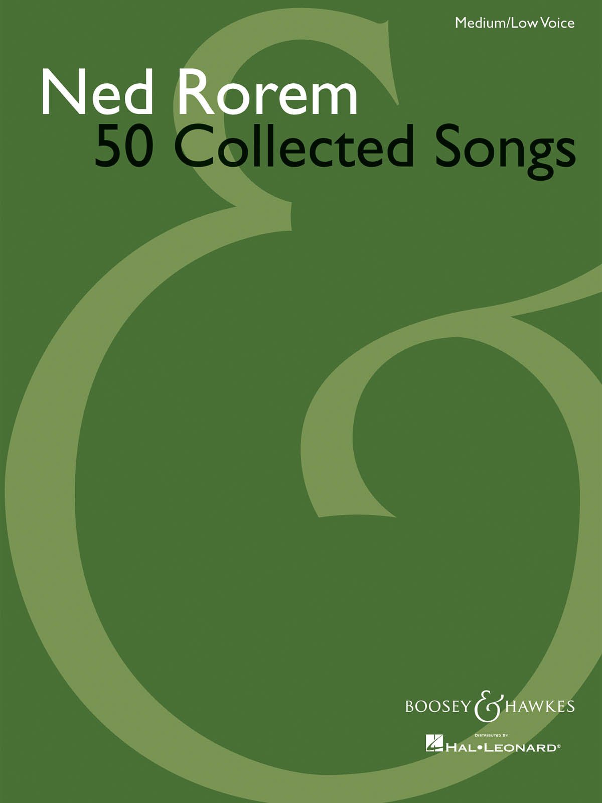 Rorem, N. - 50 Collected Songs (Medium/Low Voice) - Remenyi House of Music