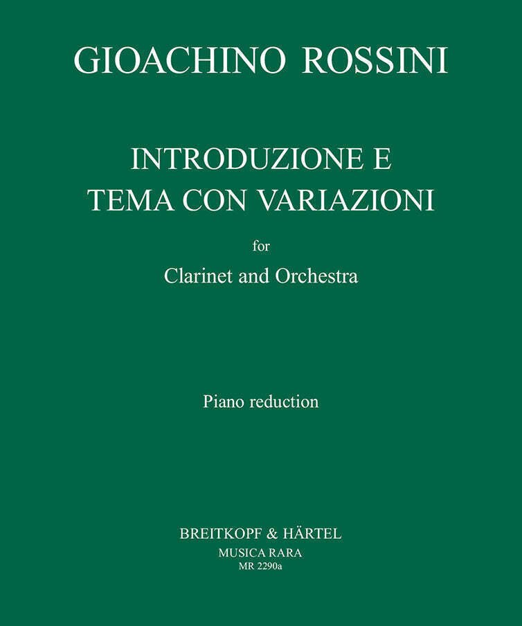 Rossini G. - Intro Theme & Variations - Remenyi House of Music