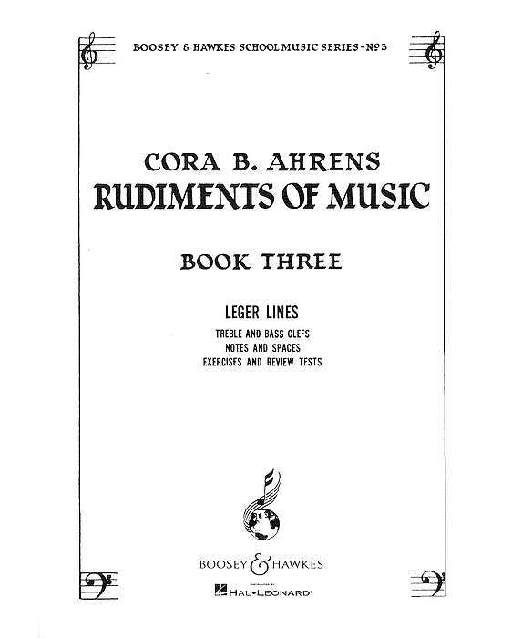 Rudiments of Music - Book 3 - Remenyi House of Music