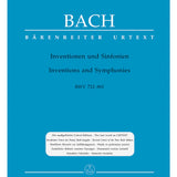 Bach - Inventions et Symphonies BWV 772-801