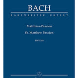 Bach J.S. - St Matthew Passion Bwv 244 Mini Score