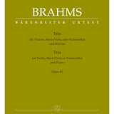 Brahms J. - Trio In Eb Op 40 Violin Horn Piano