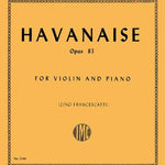 Saint - Saëns C. - Havanaise, Op. 83 - Remenyi House of Music