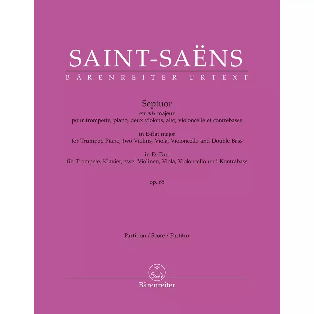 Saint - Saens, C. - Septet (Septuor) in E - flat major, op. 65 - Remenyi House of Music