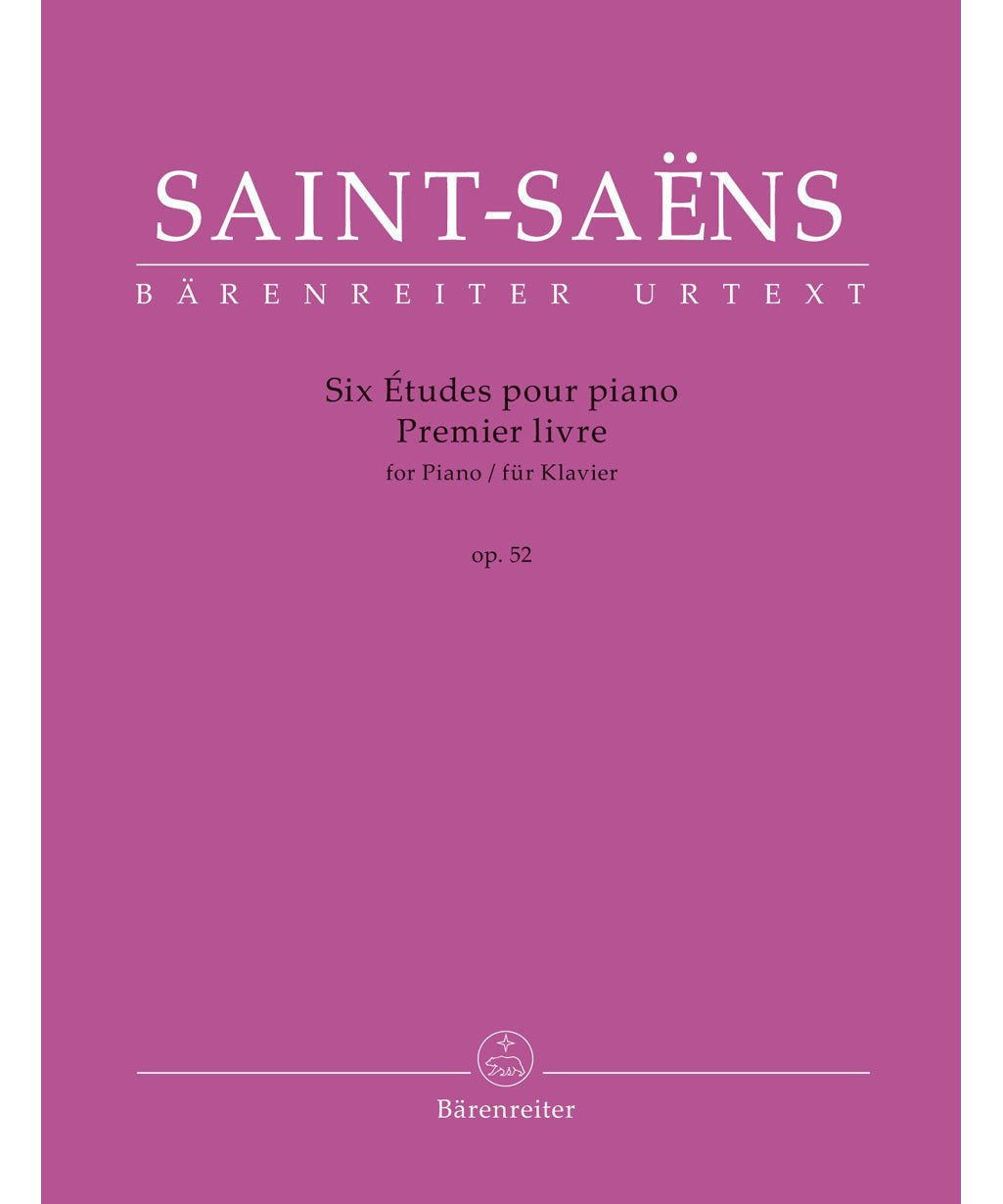 Saint - Saens, C. - Six Etudes for Piano, op. 52 - Book 1 - Remenyi House of Music