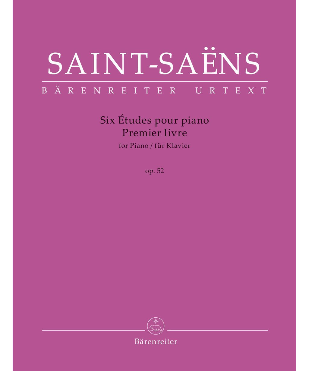 Saint - Saens, C. - Six Etudes for Piano, op. 52 - Book 1 - Remenyi House of Music