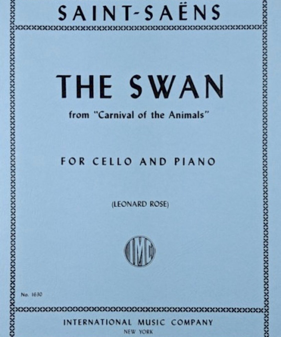 Saint - Saëns, C. - Swan from Carnival of the Animals - Remenyi House of Music