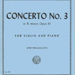 Saint - Saëns C. - Violin Concerto No. 3 in B Minor, Op. 61 - Remenyi House of Music