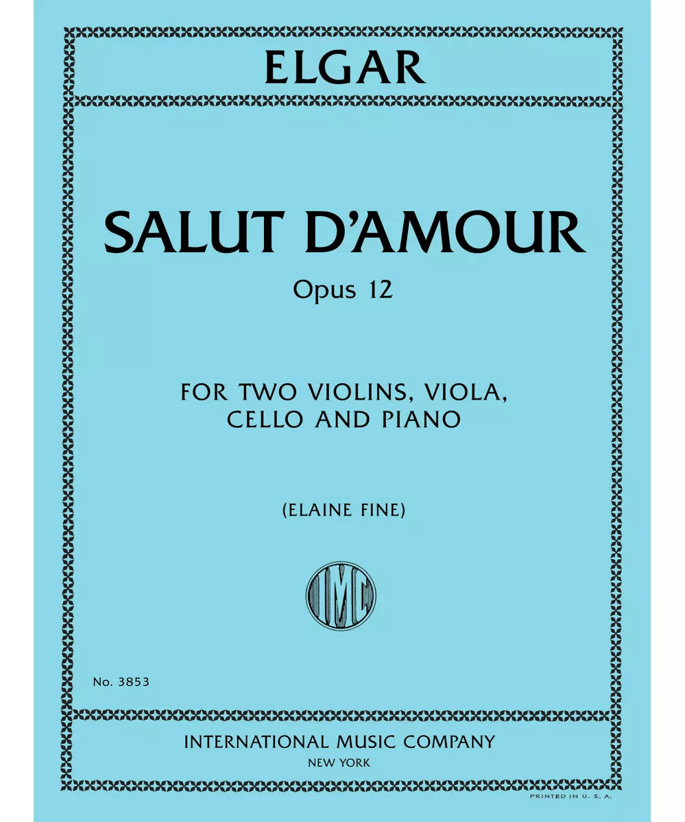 Salut d'Amour, Op. 12, for Two Violins, Viola, Cello, and Piano - Remenyi House of Music