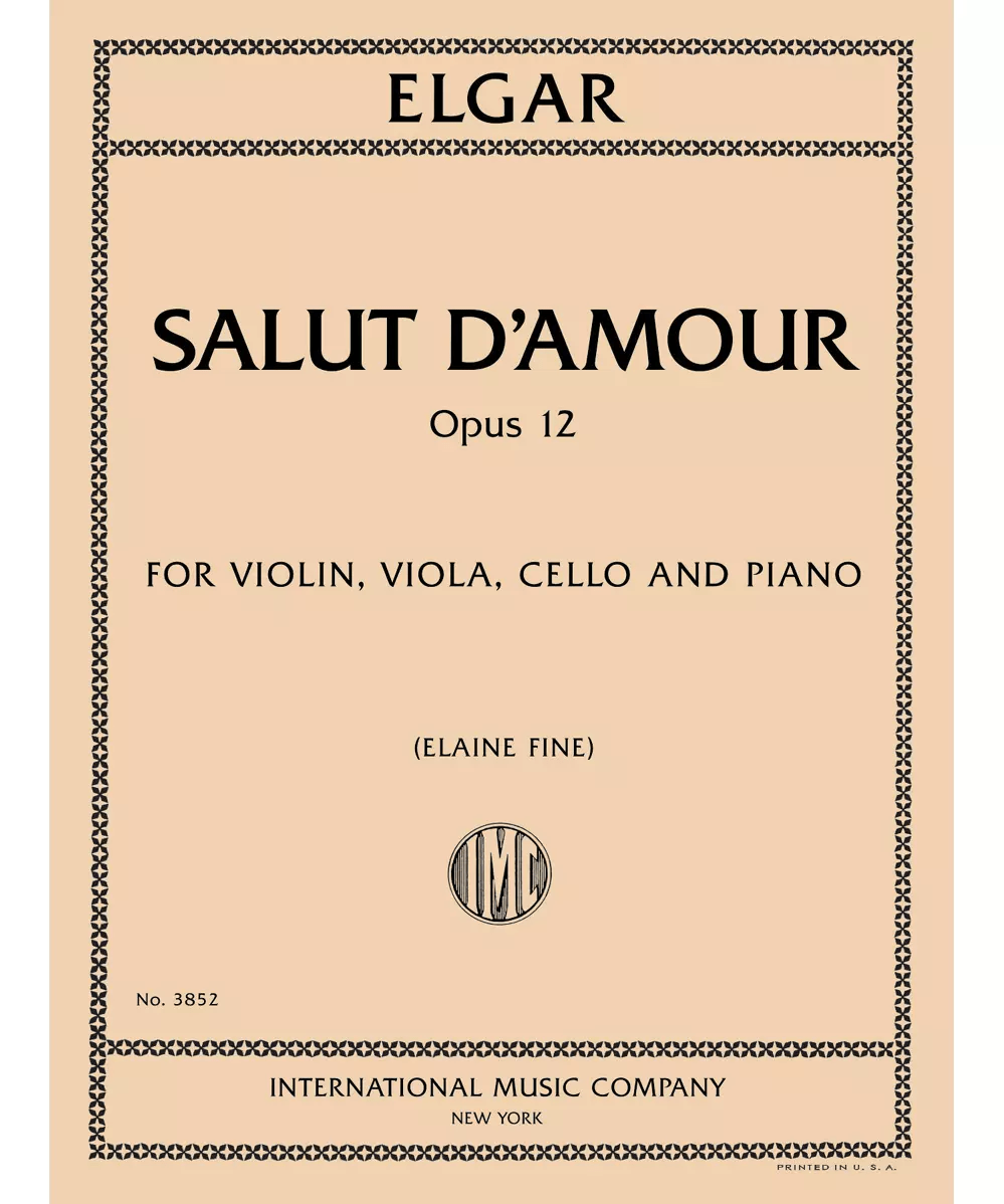Salut d'Amour, Op. 12, for Violin, Viola, Cello, and Piano - Remenyi House of Music