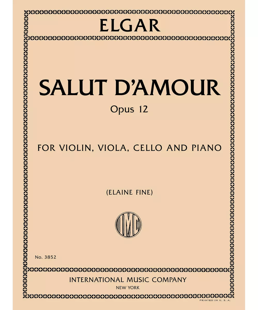 Salut d'Amour, Op. 12, for Violin, Viola, Cello, and Piano - Remenyi House of Music