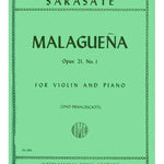 Sarasate P. - Malagueña Op 21/1 - Remenyi House of Music