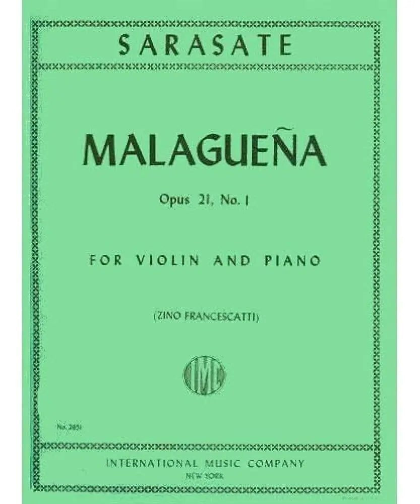 Sarasate P. - Malagueña Op 21/1 - Remenyi House of Music