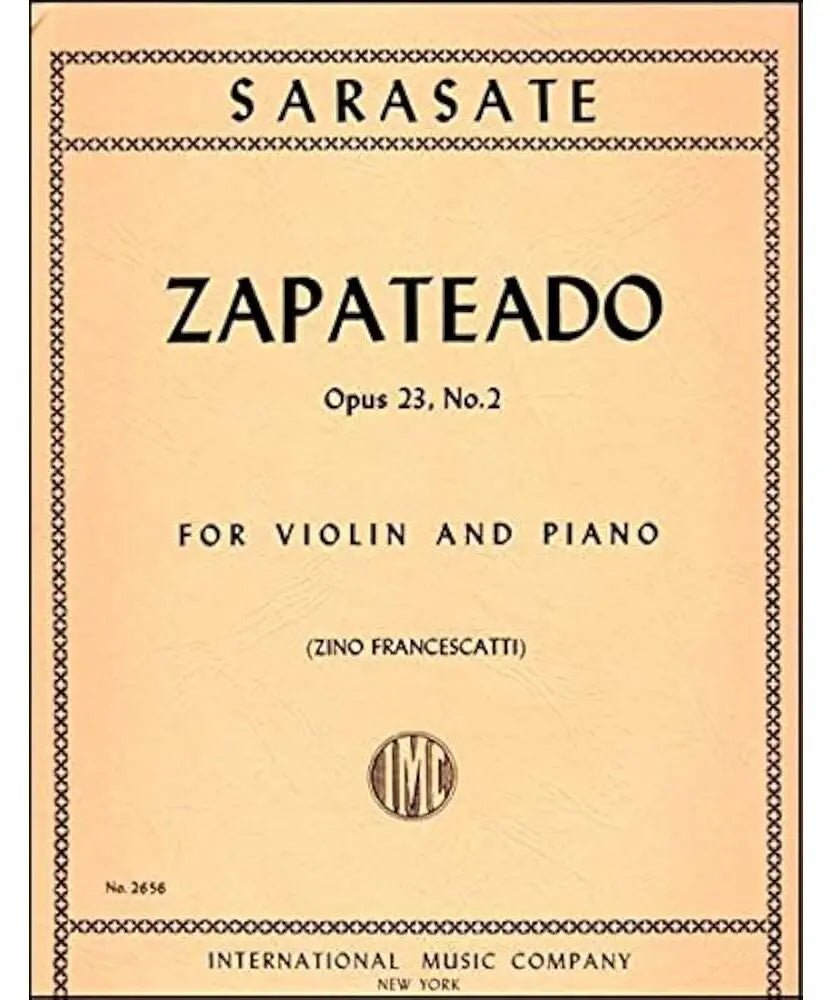 Sarasate P. - Zapateado, Op 23 No. 2 - Remenyi House of Music