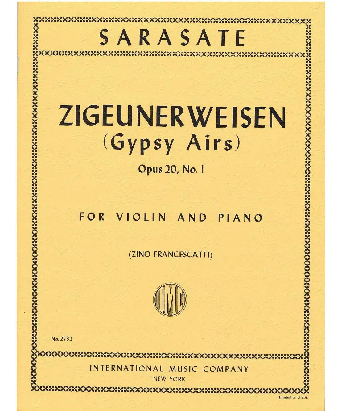 Sarasate, P. - Zigeunerweisen Op. 20, No. 1 - Remenyi House of Music