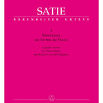 Satie E. - 3 Morceaux En Forme De Poire 1 P 4 H - Remenyi House of Music