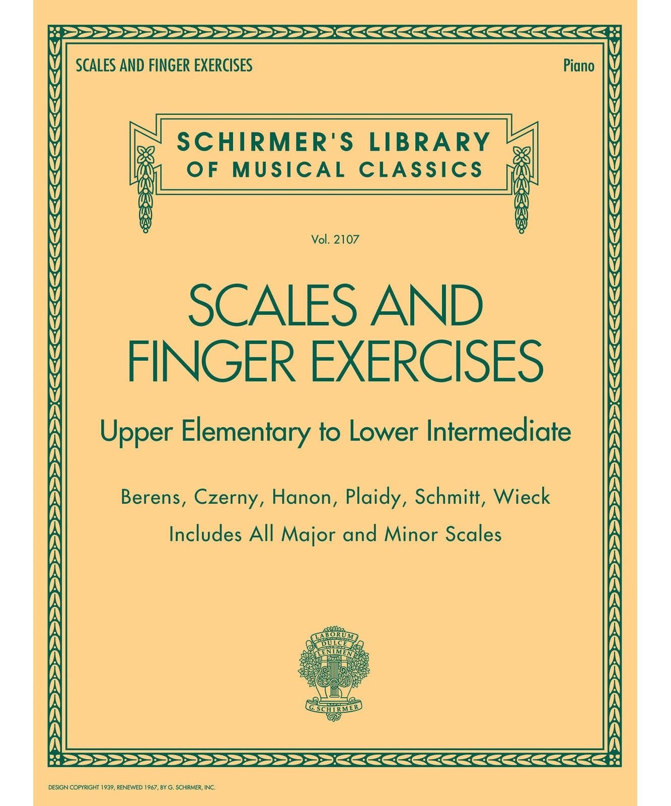 Scales and Finger Exercises - Upper Elementary to Lower Intermediate Piano - Remenyi House of Music