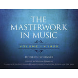 Schenker, H. - Masterwork in Music Vol. 1 - 1925 - Remenyi House of Music