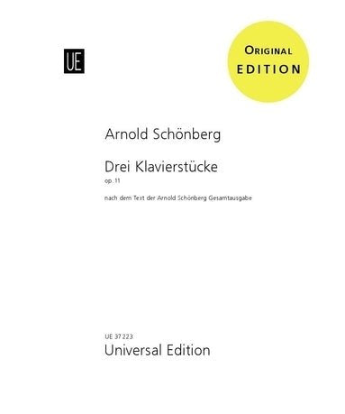 Schoenberg, A. - 3 Piano Pieces Op. 11 - Remenyi House of Music
