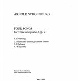 Schoenberg, A. - Four Songs, Op. 2 - Remenyi House of Music