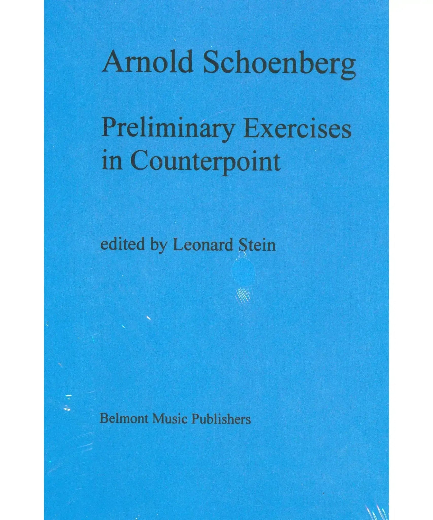 Schoenberg, A. - Preliminary Exercises in Counterpoint - Remenyi House of Music