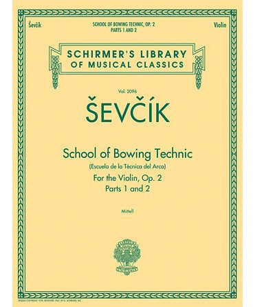 School of Bowing Technics, Op. 2, Parts 1 & 2 - Remenyi House of Music